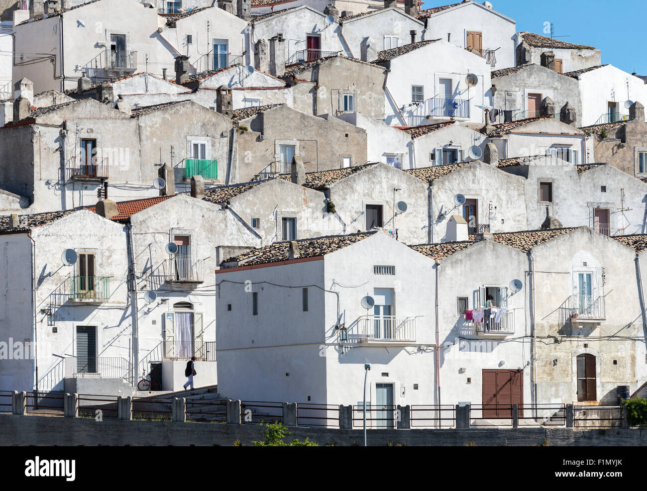 Rione Junno Bezirk des Monte Saint'Angelo auf der Gargano Halbinsel