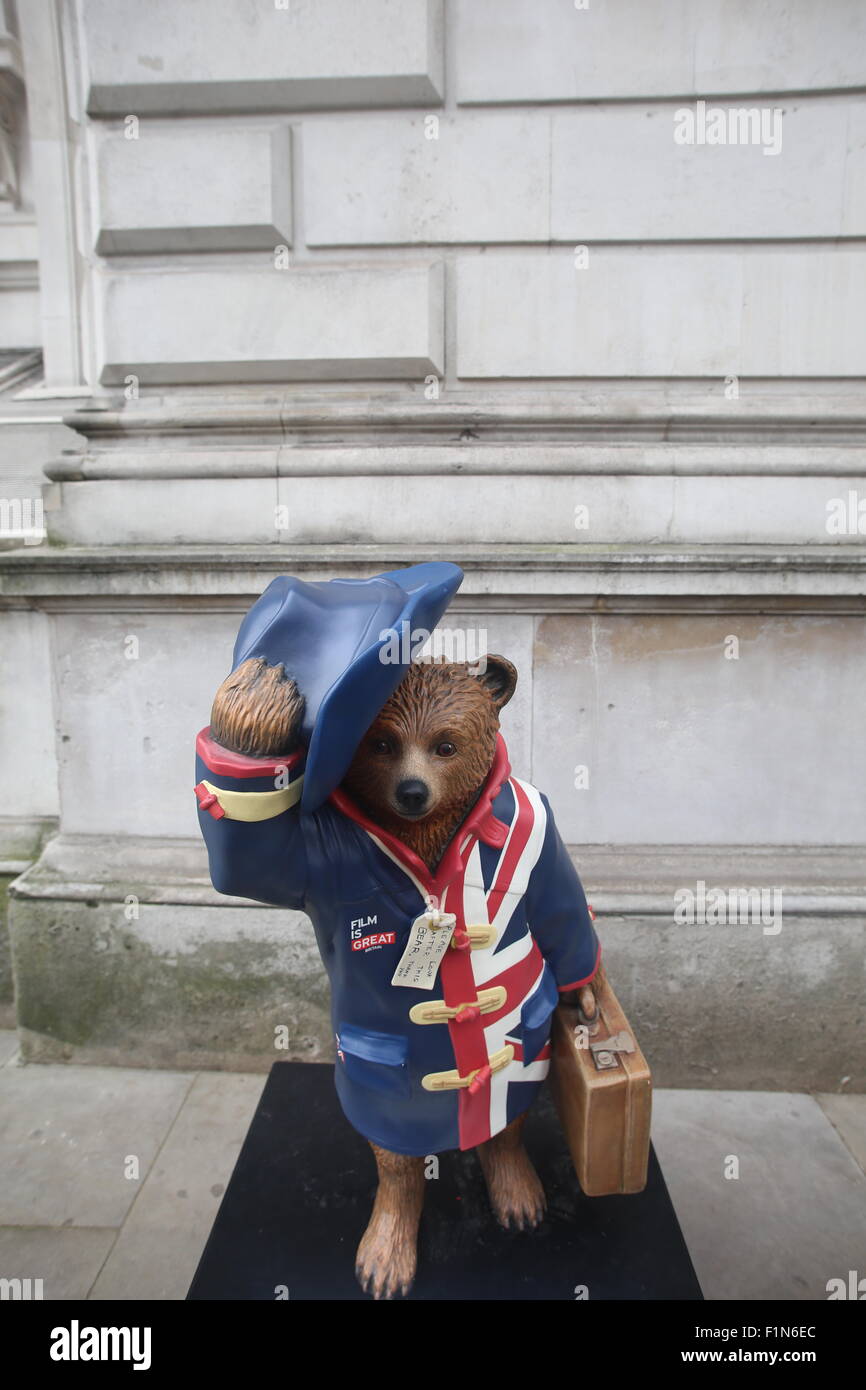 Die Paddington Trail in London Paddington von Michael Bond basierend Stockfoto