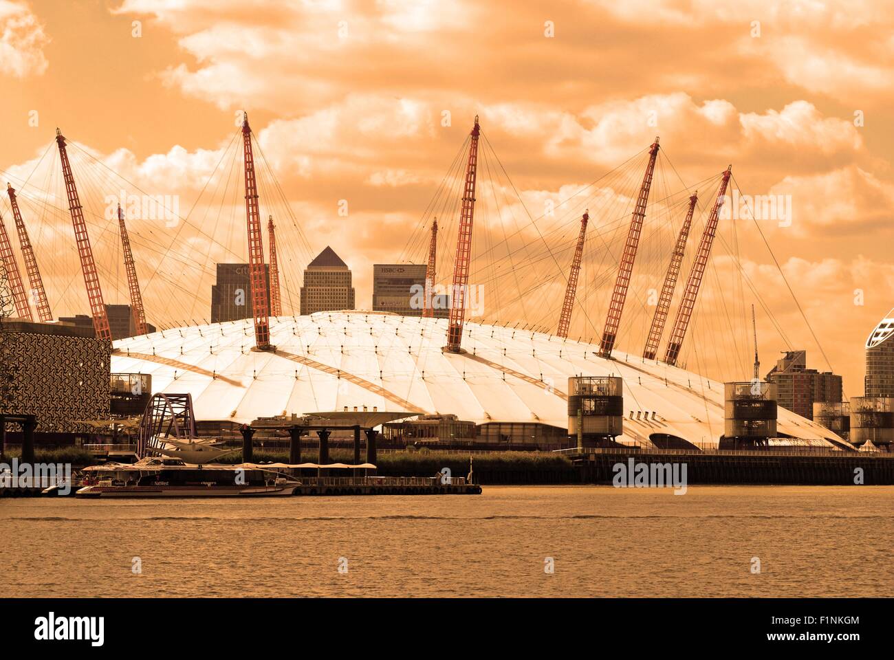 Millennium Dome (O2 Arena), London, England, UK, Westeuropa. Stockfoto