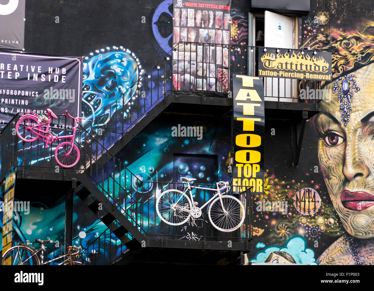 Nördlichen Viertel Manchester Stockfoto