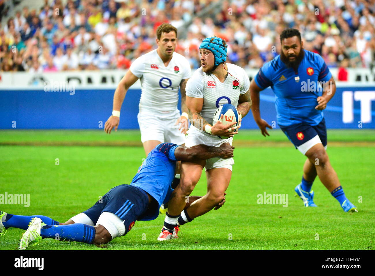 Jack NOWELL - 22.08.2015 - Frankreich/Angleterre - Testspiel. Foto: Dave Winter/Icon Sport Stockfoto