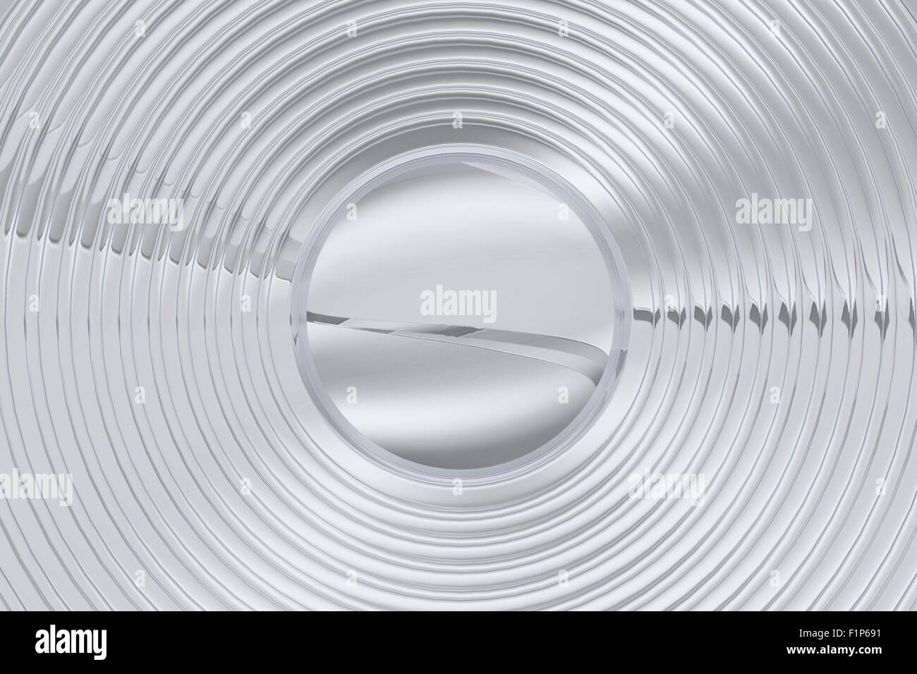 Silber-verchromt Lautsprecher-Membran-Hintergrund Stockfoto