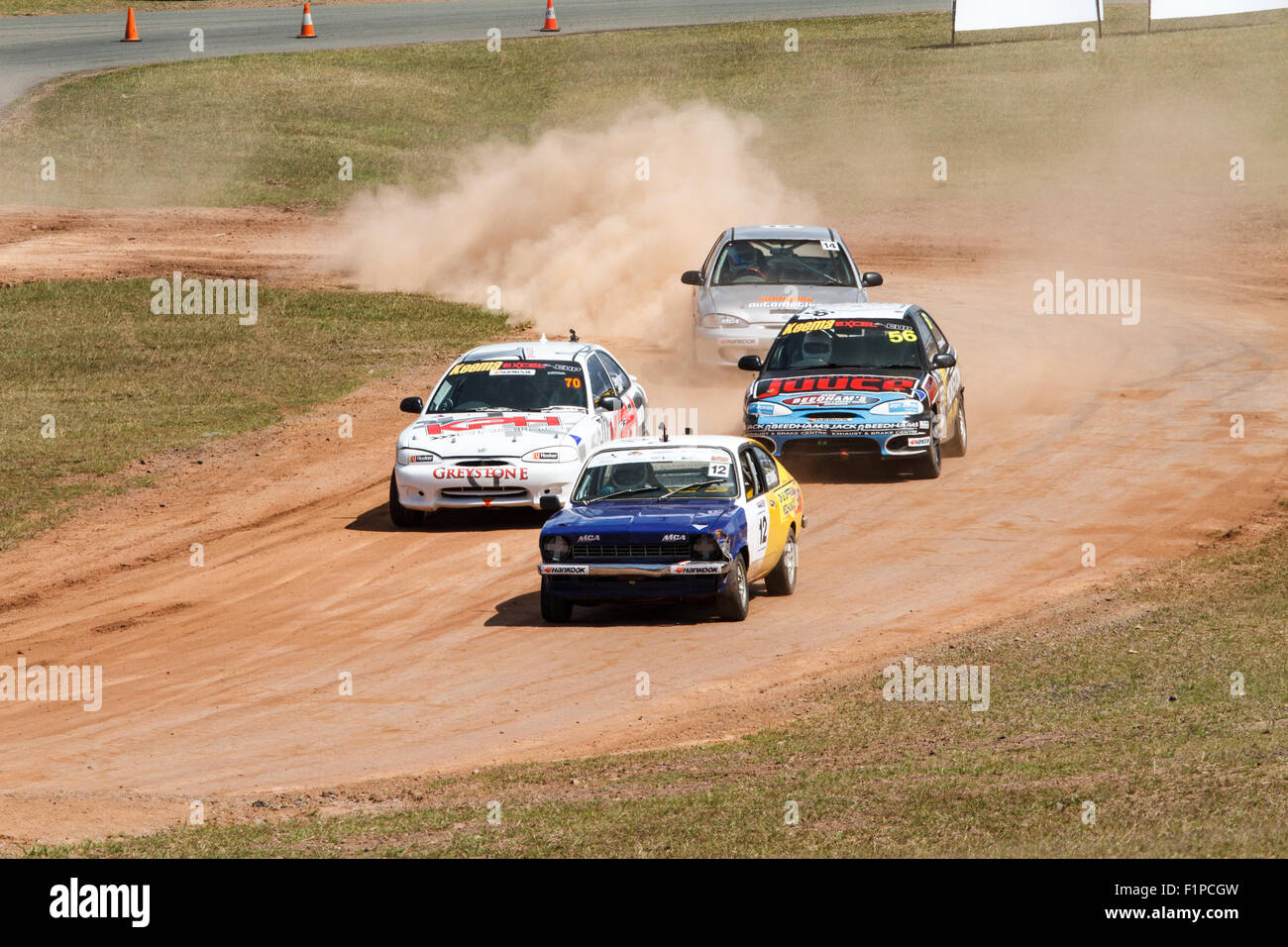 Brisbane, Australien. 5. September 2015. Tag2 der ersten Runde der neuen Sidchrome Extreme Rallycross Championship Series findet am Lakeside Park, Brisbane, die Hauptstadt von Queensland, Australien, auf Kredit-4. und 5. September 2015: John Quixley/Alamy Live News Stockfoto