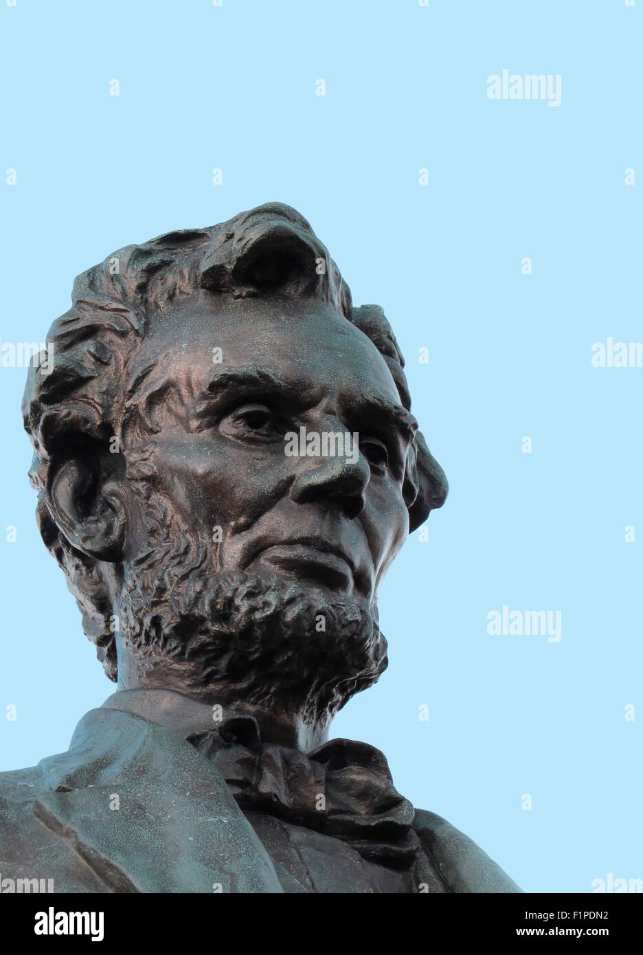 Statue von Abraham Lincoln. Stockfoto