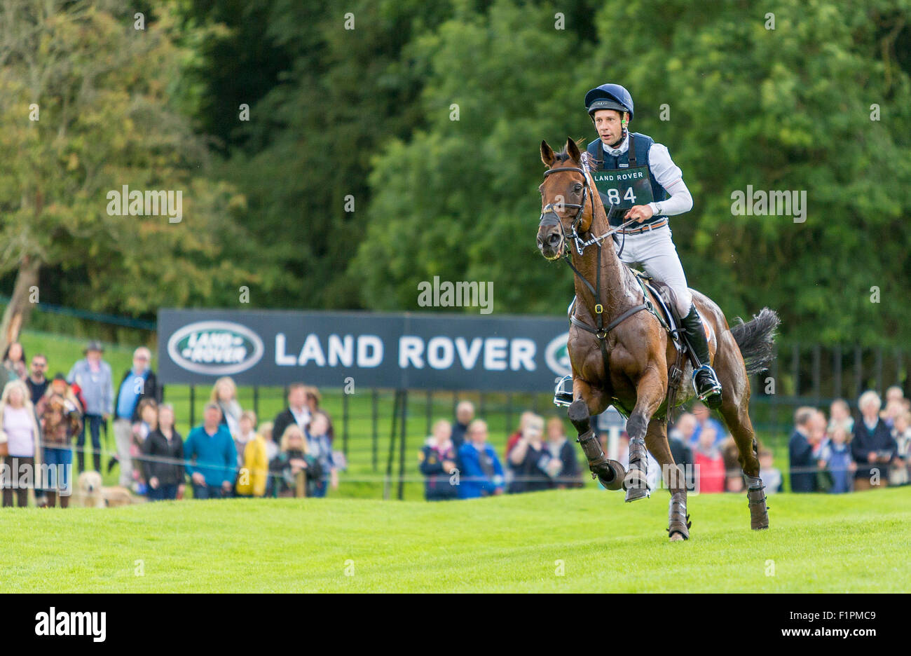 Burghley, Stamford, Lincs, UK. 05. Sep, 2015. Land Rover Burghley Horse Trials. Christopher Burton auf TS Jamaimo Kredit: Action Plus Sport/Alamy Live News Stockfoto