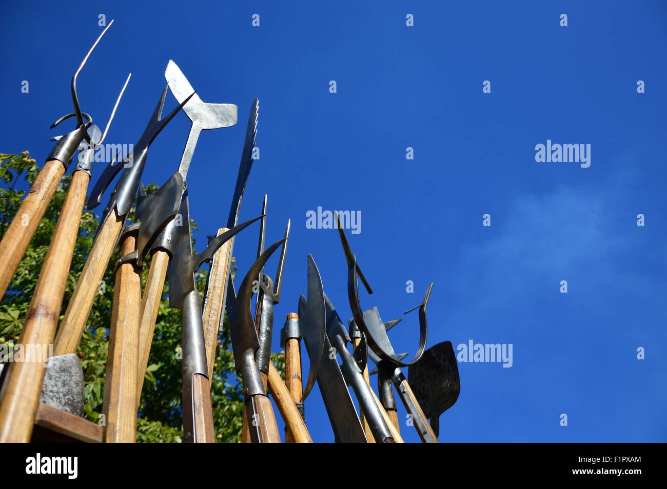 Mittelalterfest im Süden von Frankreich, Mittelalter Stockfoto