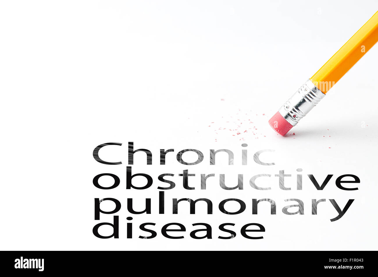 Bleistift mit Radiergummi Stockfoto