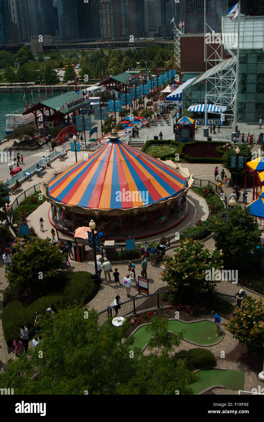 Navy Pier in Chicago Illinois Stockfoto