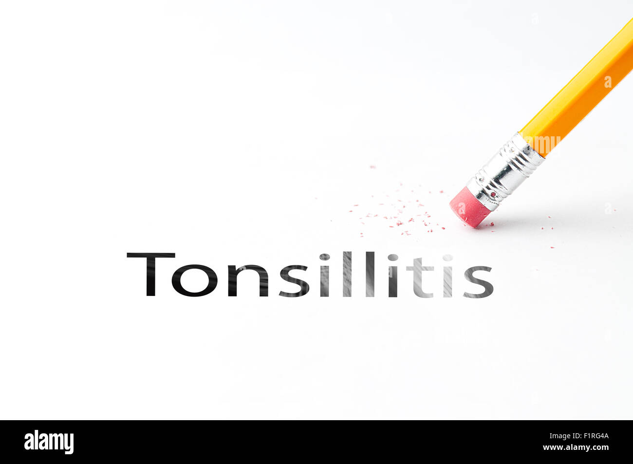 Bleistift mit Radiergummi Stockfoto