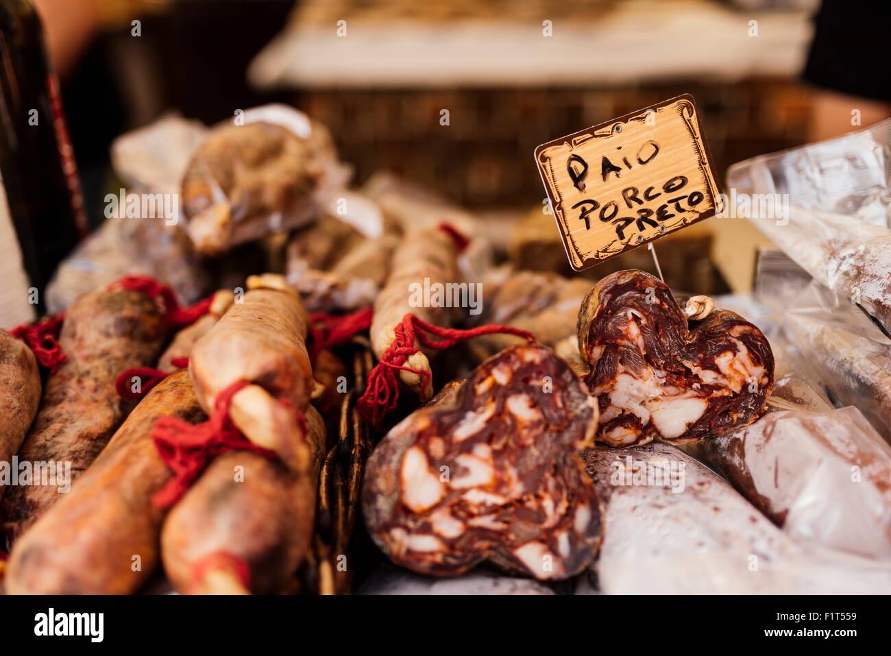Chorico, Praça Rossio, Lissabon, Portugal, Europa Stockfoto