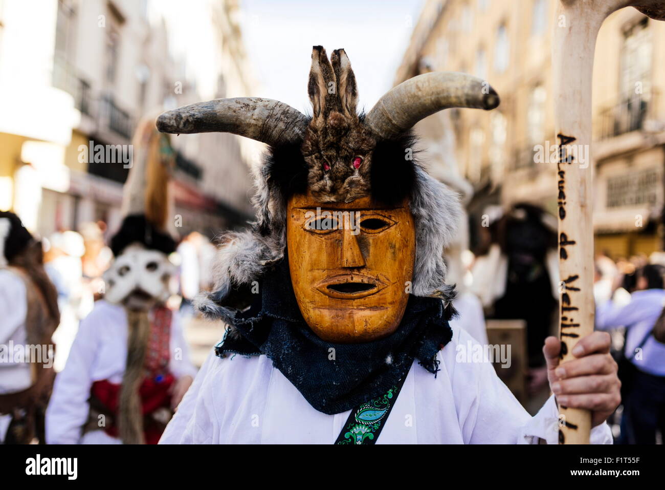 Internationale Festival iberischen Maske, Lissabon, Portugal, Europa Stockfoto