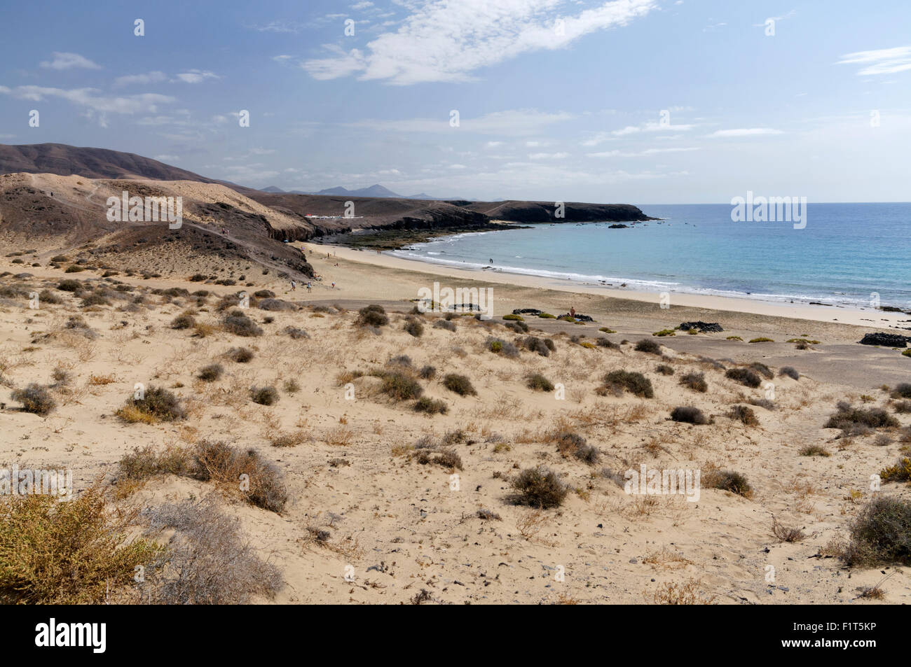 Calleta Del Congrio Strand, Papagayo Halbinsel, Playa Blanca, Lanzarote, Kanarische Inseln, Spanien. Stockfoto