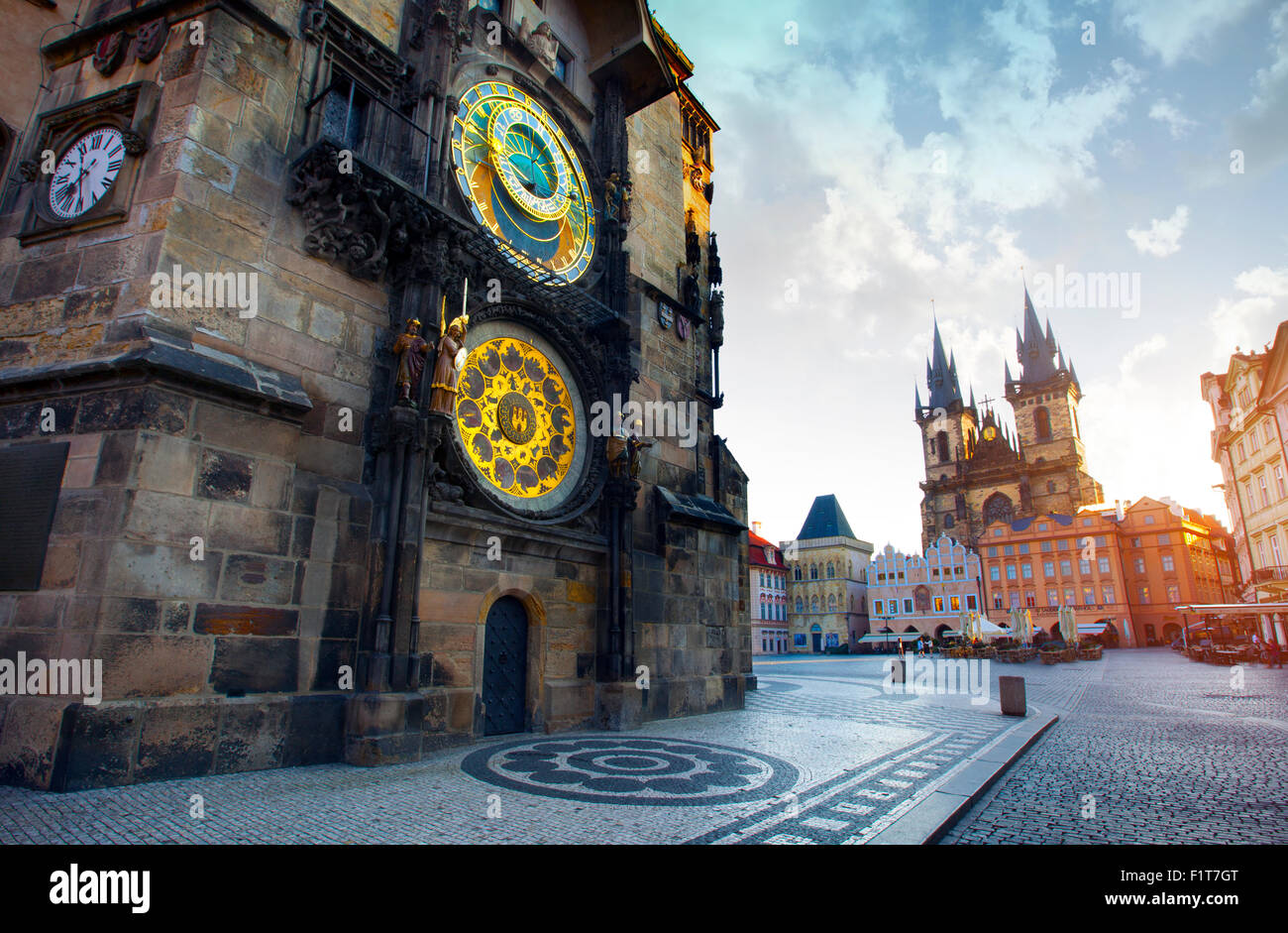 Der Altstädter Ring, Prag, Tschechische Republik Stockfoto
