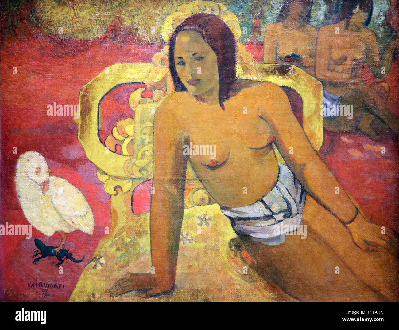Vairumati 1897 von Paul Gauguin 1848-1903. Stockfoto