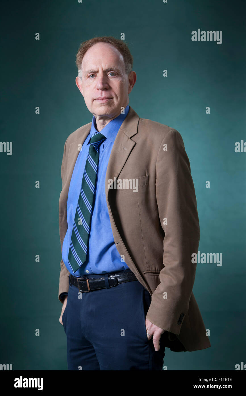 Edward Mendelson ist Professor für Englisch, Autor und Redakteur bei Edinburgh International Book Festival 2015. Edinburgh, Schottland. 18. August 2015 Stockfoto