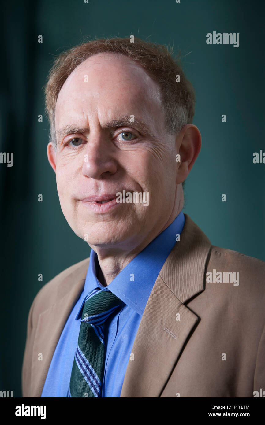 Edward Mendelson ist Professor für Englisch, Autor und Redakteur bei Edinburgh International Book Festival 2015. Edinburgh, Schottland. 18. August 2015 Stockfoto