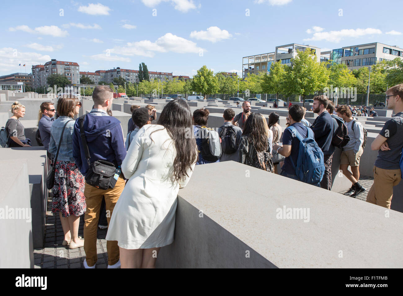 Berlin, Deutschland. Das Denkmal für die ermordeten Juden Europas (Denkmal Für Die Ermordeten Juden Europas) Stockfoto