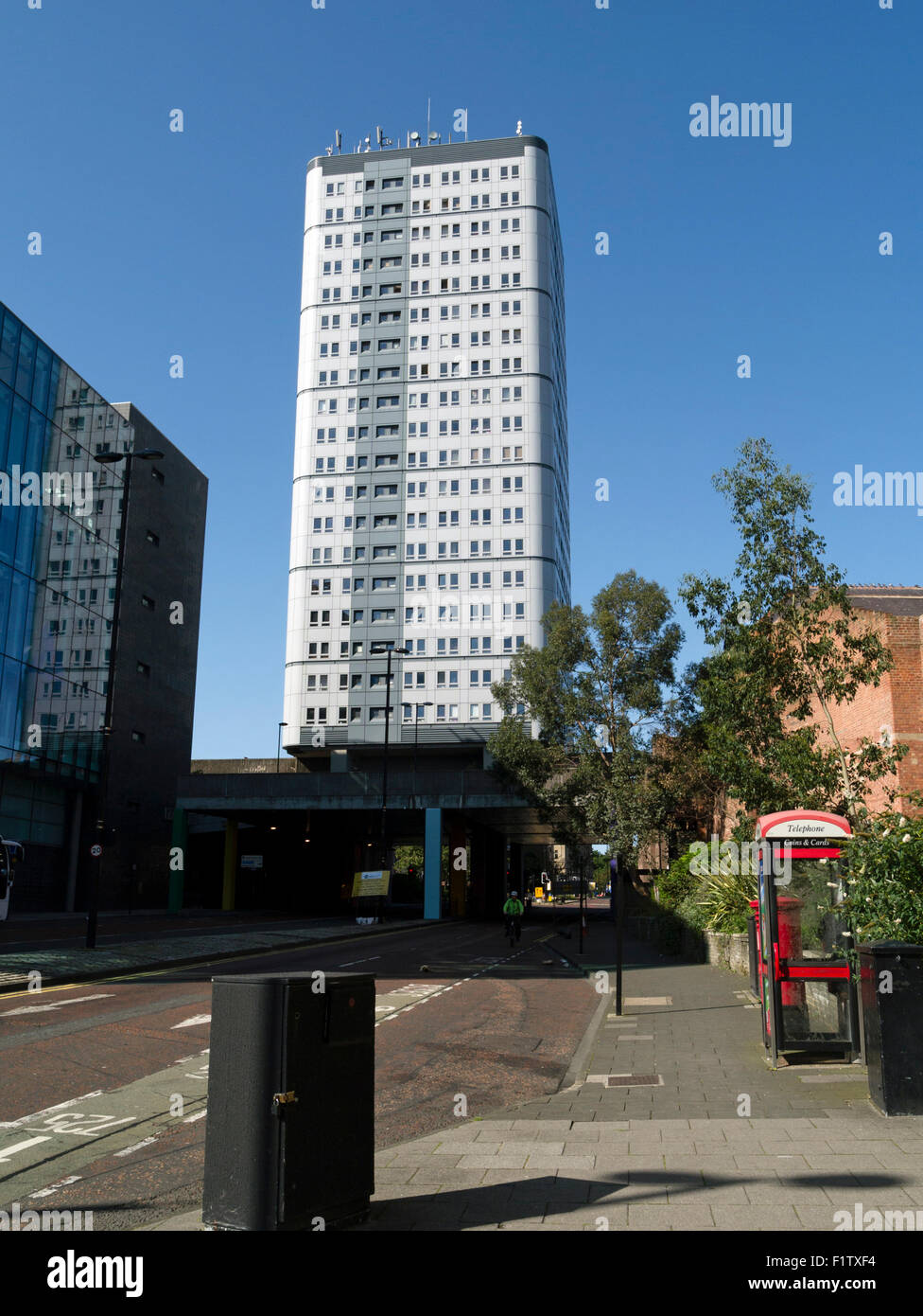 Bewick Gericht Hochhaus Wohnblock Newcastle Upon Tyne, England Stockfoto