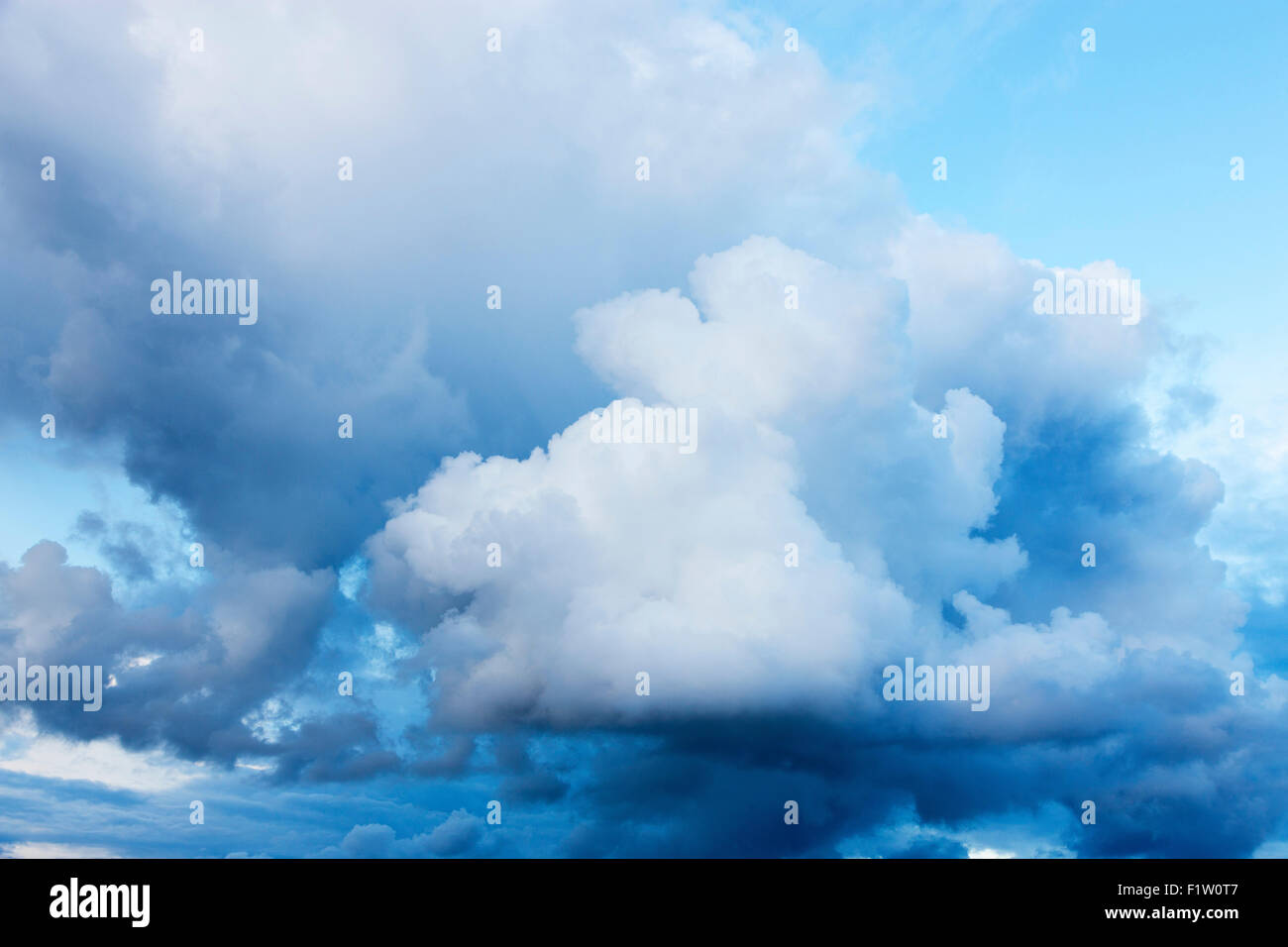 Wolken über der Ostsee an der Küste von Gotland, Schweden Stockfoto