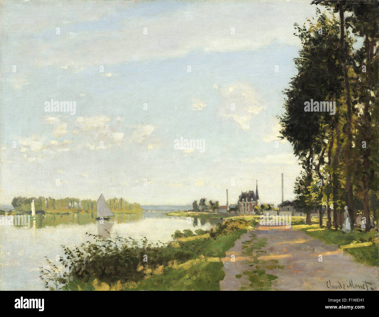 Claude Monet - Argenteuil Stockfoto