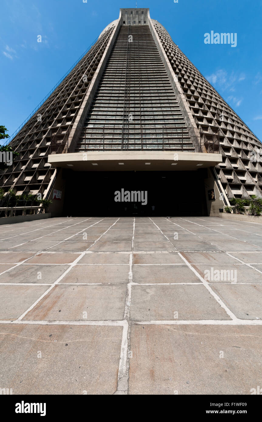 Brasilien Rio de Janeiro die neue Innenausstattung der Kathedrale außerhalb von Südamerika Stockfoto