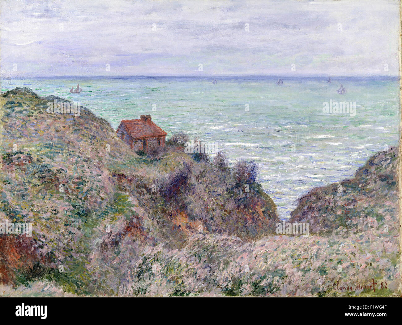 Claude Monet - Kabine der Zoll Uhr Stockfoto