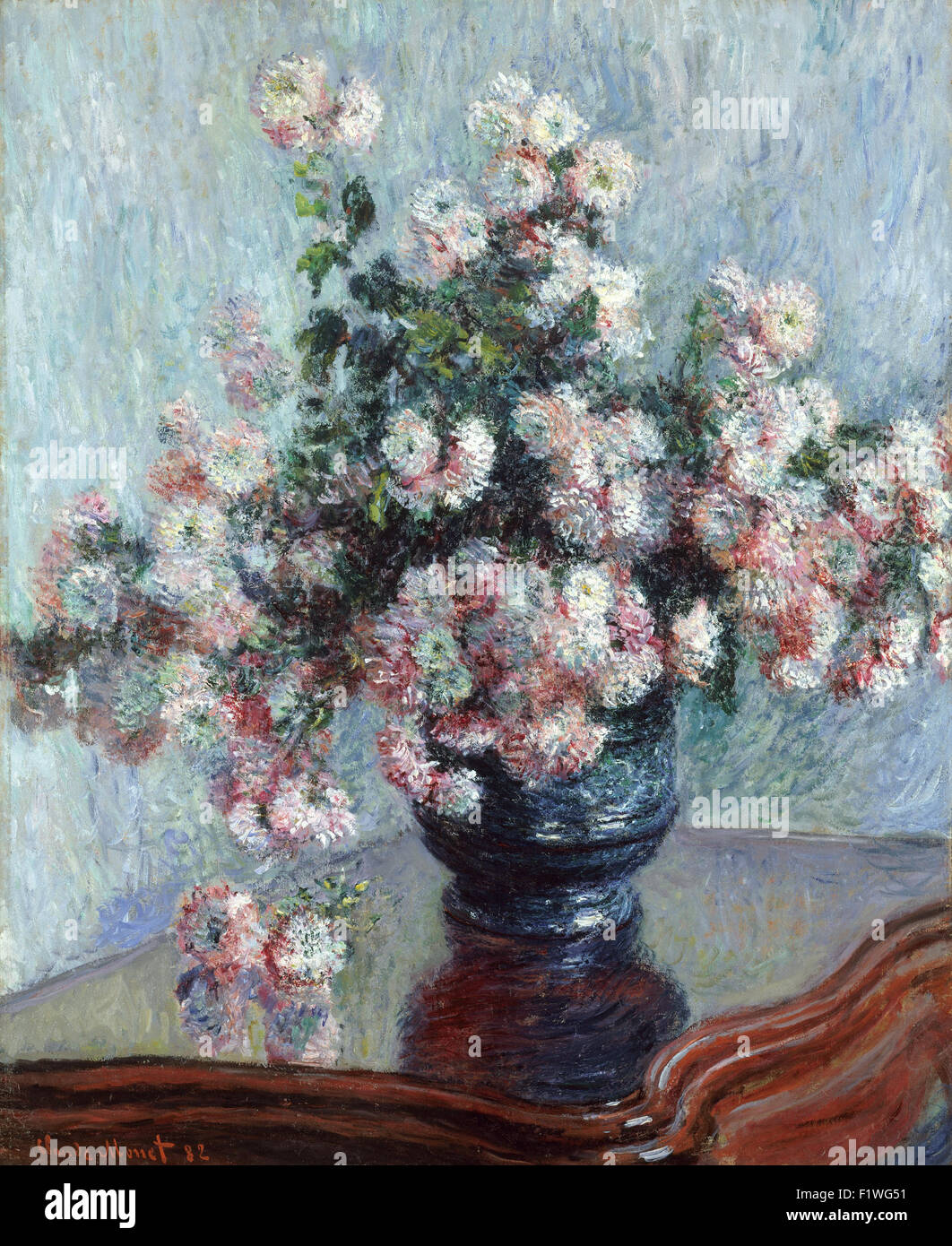 Claude Monet - Chrysanthemen 972 Stockfoto