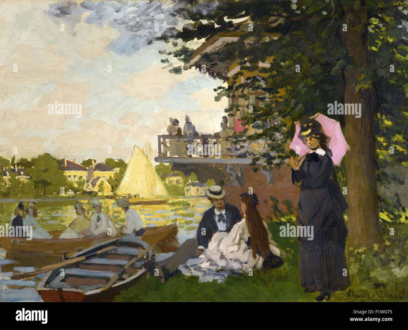 Claude Monet - L'Embarcadère Stockfoto