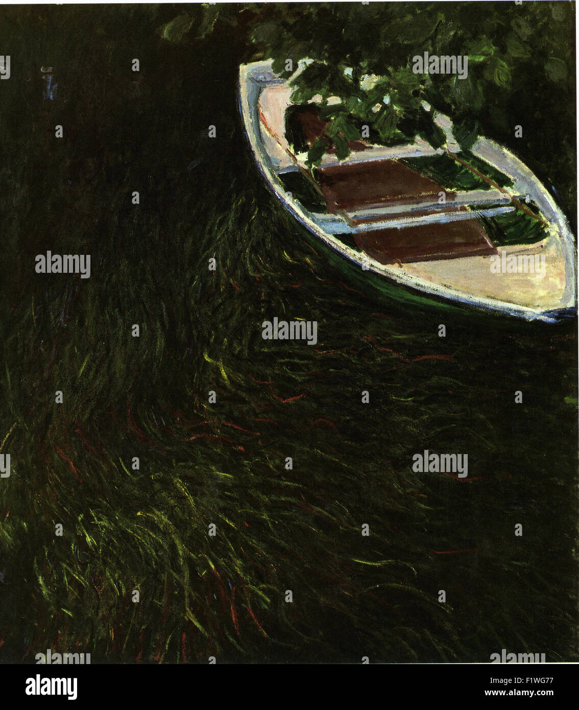 Claude Monet - La Bark Stockfoto