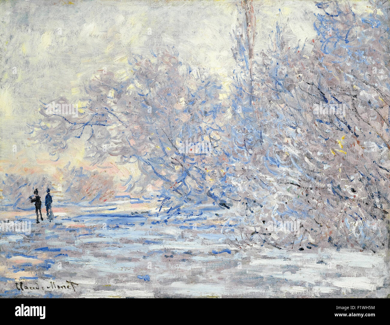 Claude Monet - Le Givre À Giverny Stockfoto