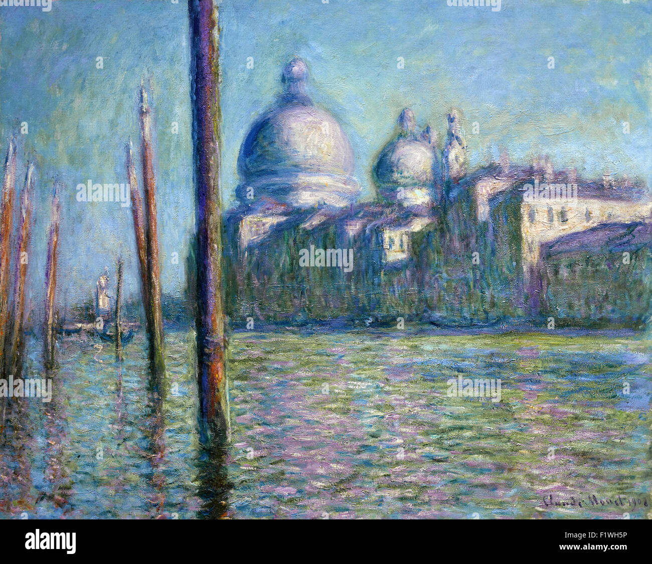 Claude Monet - Le Grand Canal Stockfoto
