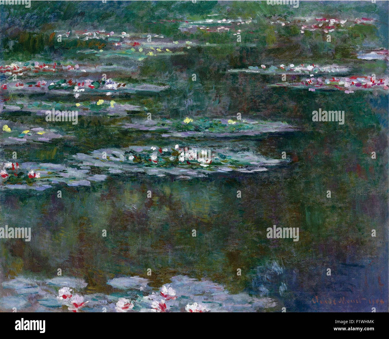 Claude Monet - Nymphéas 12 Stockfoto