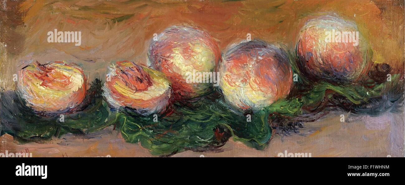 Claude Monet - Pêches 1646 Stockfoto