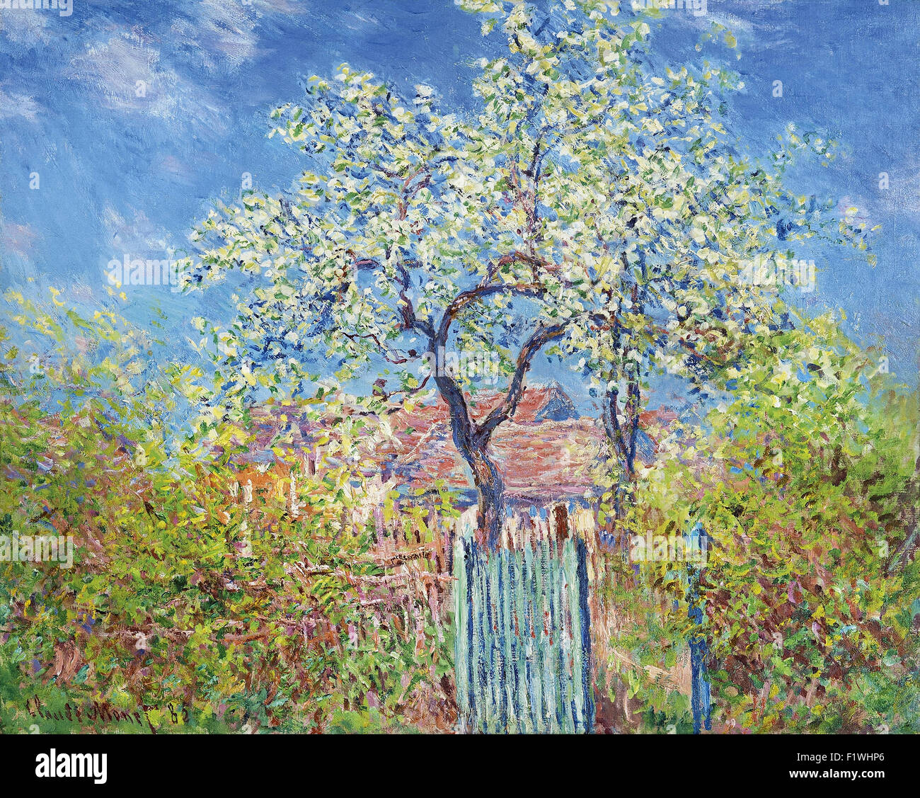 Claude Monet - Poirier de Fleurs Stockfoto