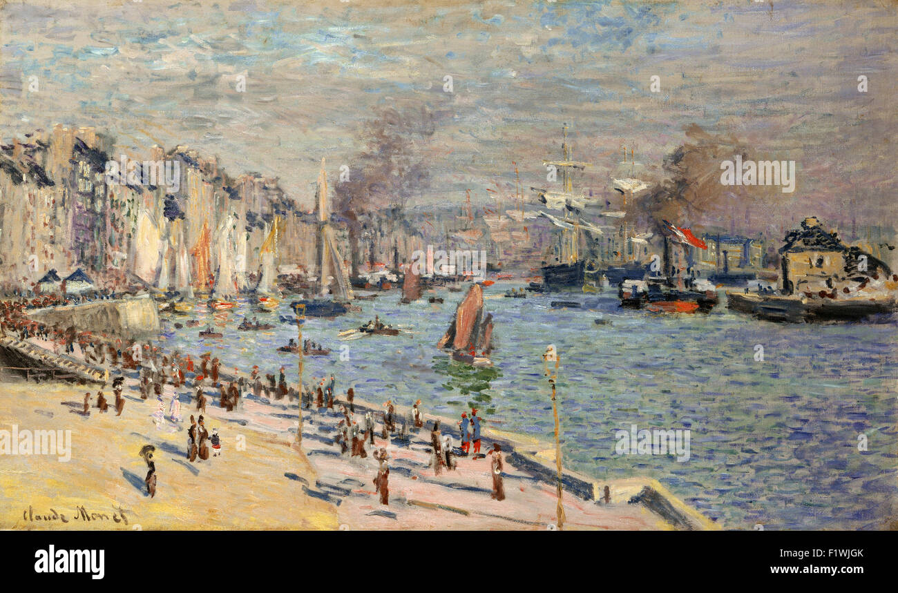 Claude Monet - Hafen von Le Havre 13 Stockfoto