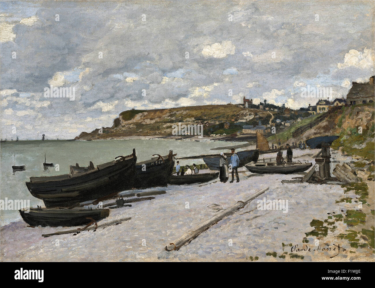 Claude Monet - Sainte-Adresse Stockfoto