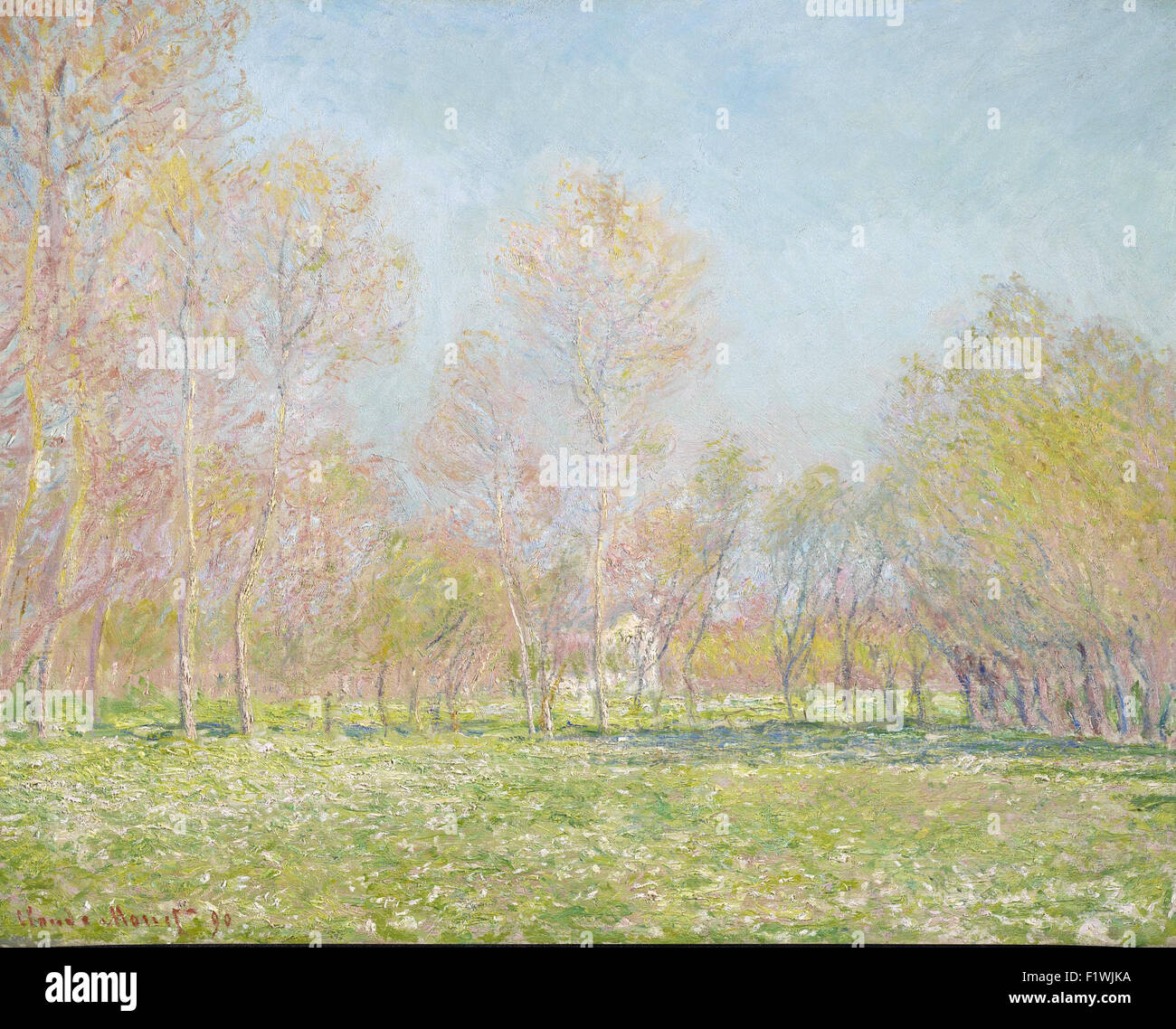 Claude Monet - Frühling in Giverny Stockfoto