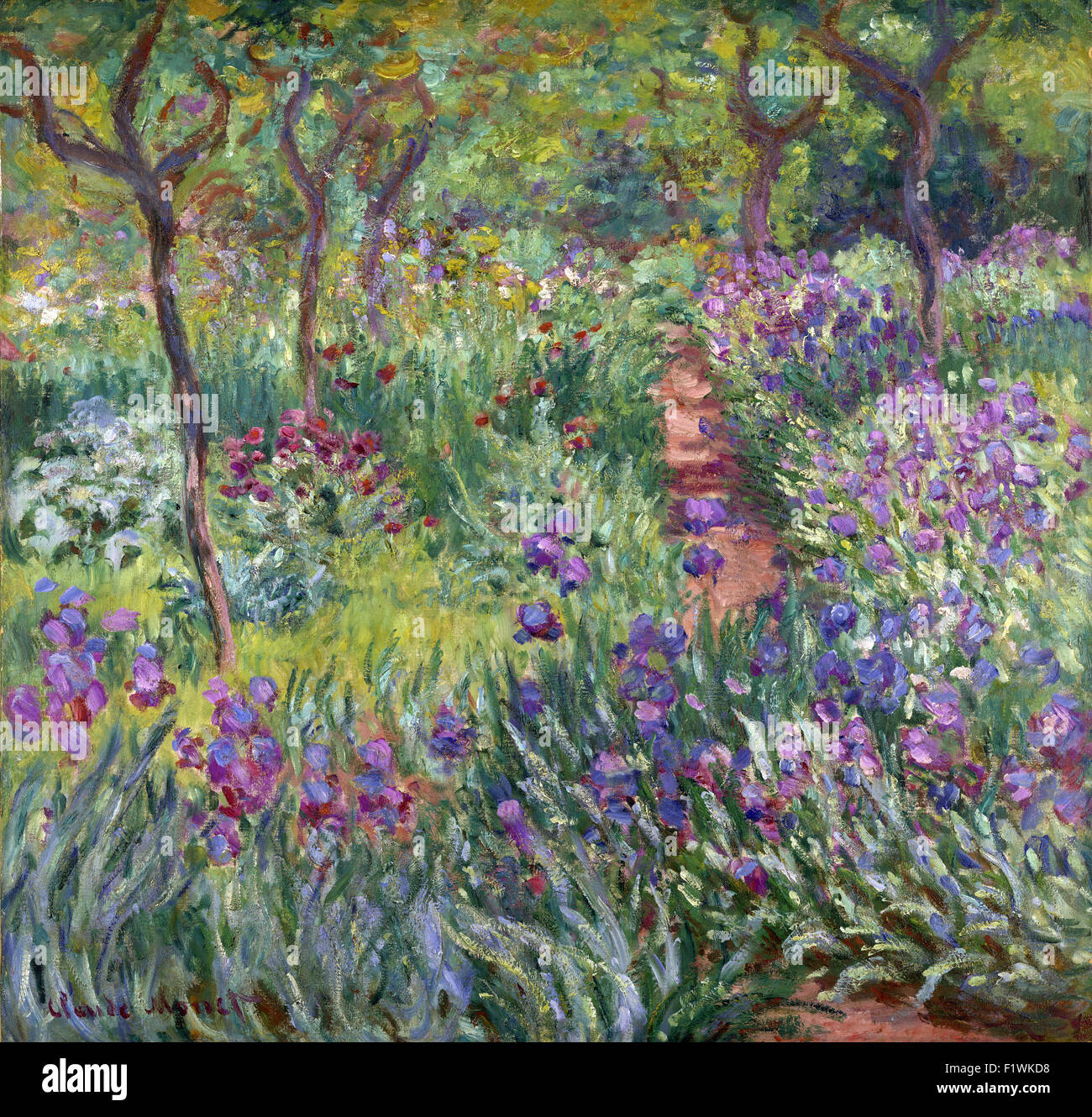 Monet Painting Garden Giverny Stockfotos Und Bilder Kaufen Alamy