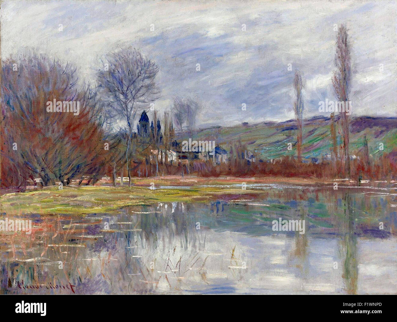 Claude Monet - der Frühling bei Vetheuil Stockfoto