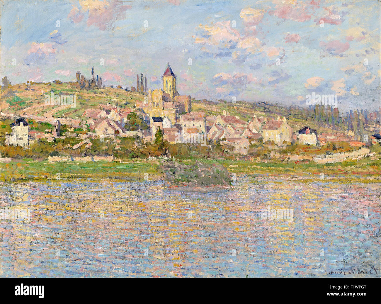 Claude Monet - Vétheuil Stockfoto