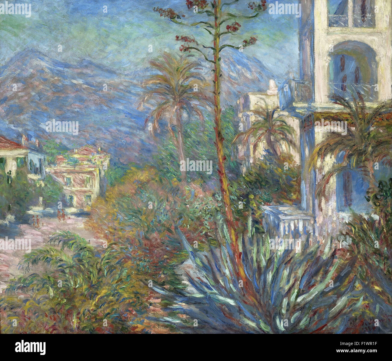 Claude Monet - Villen in Bordighera Stockfoto