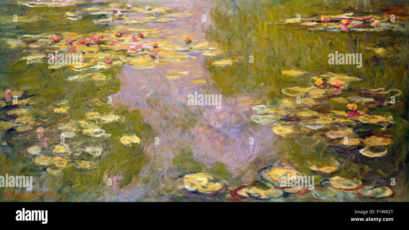 Claude Monet - Wasser Lilies35 Stockfoto