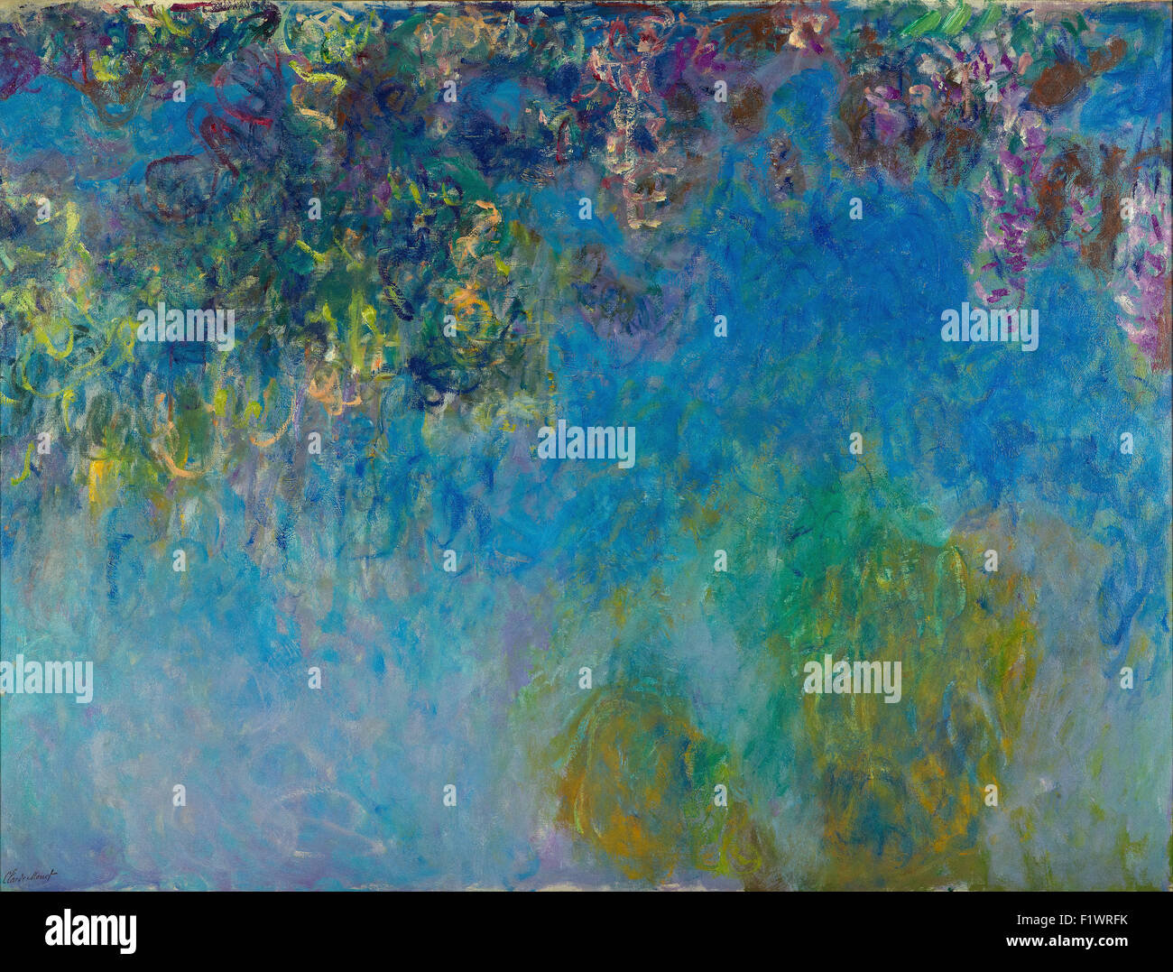 Claude Monet - Wisteria Stockfoto