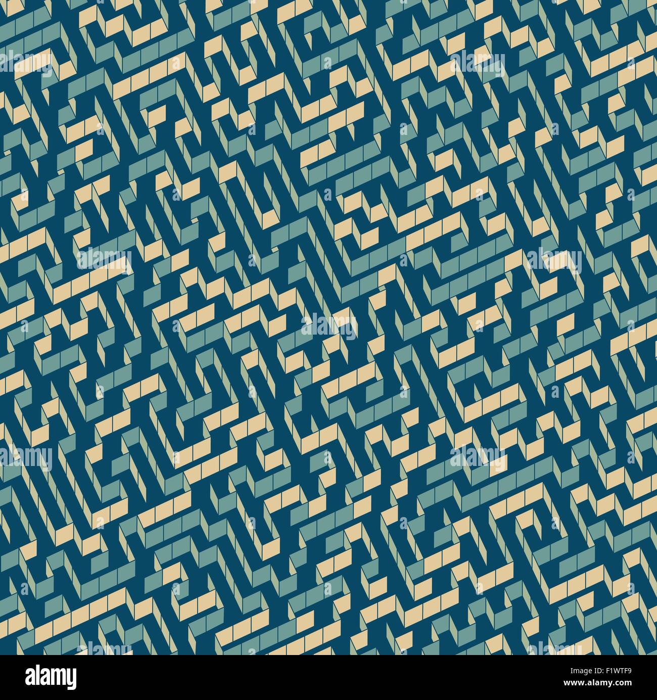 Labyrinth. Vektor-Illustration des Labyrinths. Stock Vektor