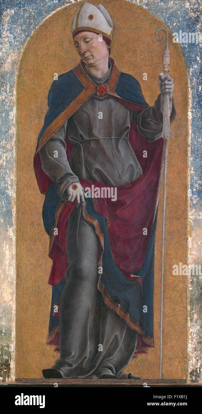 Cosmè Tura (Cosimo di Domenico di Bonaventura)-Saint Louis von Toulouse Stockfoto