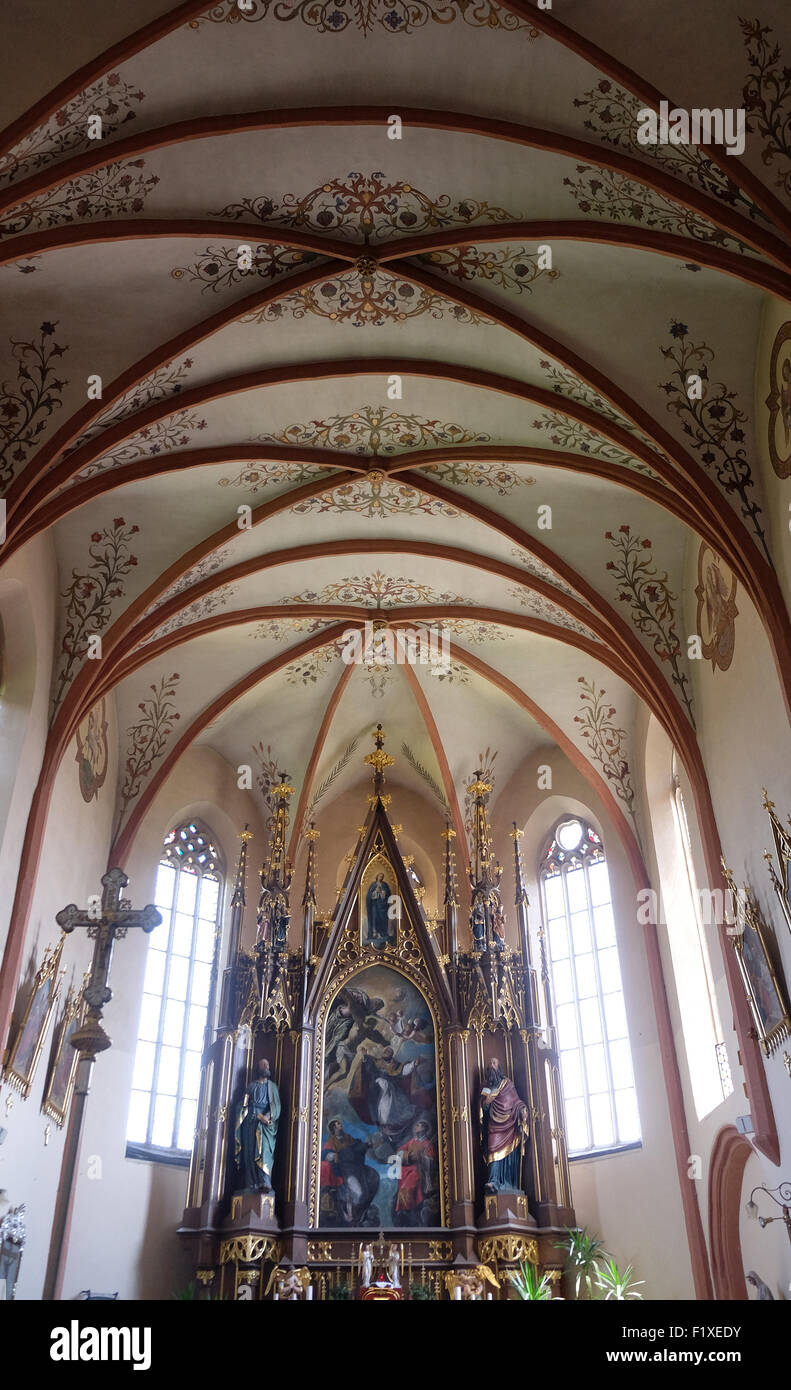 Kathedrale des Heiligen Nikolaus in Novo Mesto, Slowenien am 30. Juni 2015 Stockfoto