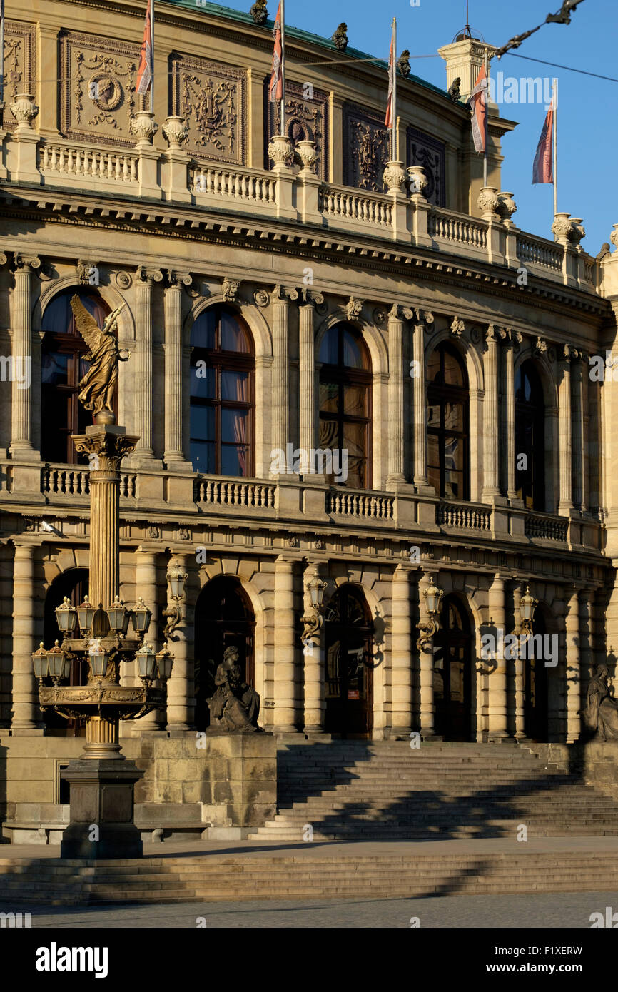 Musik Auditorium und Kunst Galerie Rudolfinum in Prag, Tschechische Republik, Europa Stockfoto