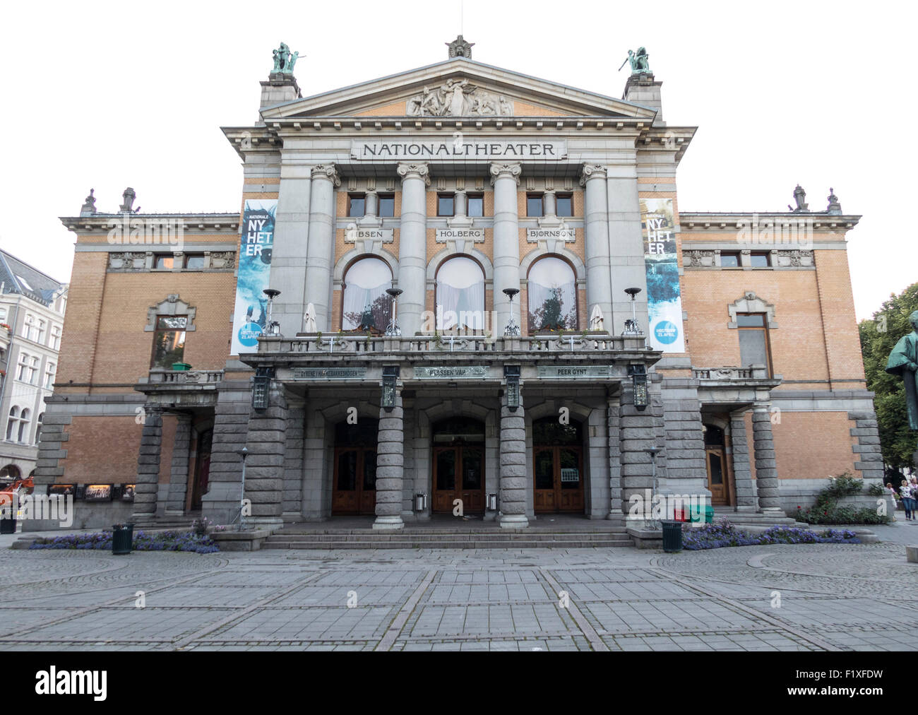Nationaltheater, Oslo, Norwegen Stockfoto