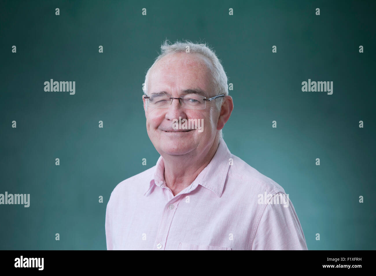 John Coyle, Editor und Senior Lecturer in englischer Literatur in der University of Glasgow, an das Edinburgh International Book Festival 2015. Edinburgh, Schottland. 20. August 2015 Stockfoto