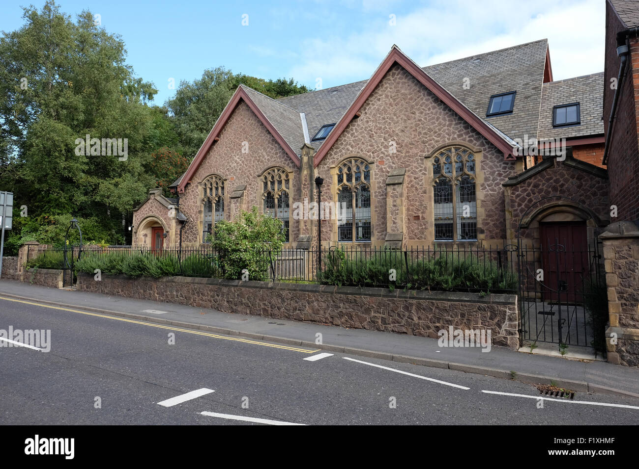 Gesamtansicht der Quorn Dorf leicestershire Stockfoto